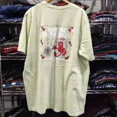 USA古着 ロブスター ワーク両面プリントTシャツ