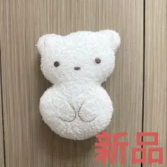 未使用　ファミリア　マスコット　ラトル　ホワイト