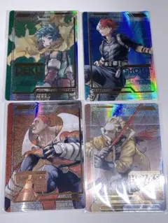 ヒロアカ 原画展 グッズ付き特典カード 緑谷出久 ホークス エンデヴァー 轟焦凍