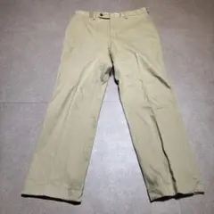 Aquascutum スラックス　パンツ　ベージュ　ストライプ　88