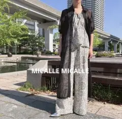 【MICALLE MICALLE/ミカーレミカーレ】メッシュロングシャツ◇