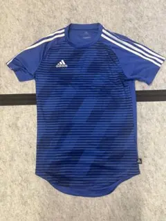 adidas 青 半袖