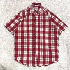 POLO SUR シャツ　チェックシャツ　半袖シャツ　BDシャツ　シティボーイ