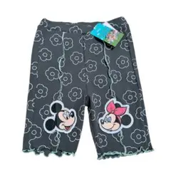 新品♥︎リトシーディズニー　ハーフパンツミッキーミニー　花柄110 ボトムス