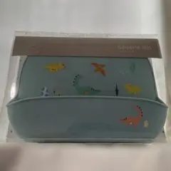 恐竜柄 シリコンビブ