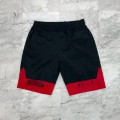 NBA　シカゴブルズ　ハーフパンツ　ブラック　34インチ　レッド　バスパン