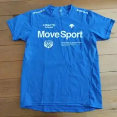 DESCENTE Move Sport 青シャツ デサント バレーボール M半袖