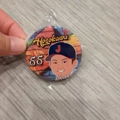 缶バッジ　細川選手中日ドラゴンズ　サムライジャパン