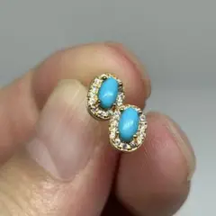 ターコイズ　ピアス　200