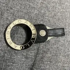 ブルガリ　ベルト　ラウンドロゴバックル　正規品　BVLGARI シルバー
