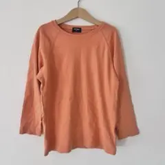 UNIQLO オレンジ 長袖Tシャツ M 旧タグ
