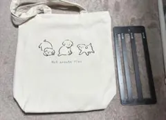 トートバッグ　犬柄