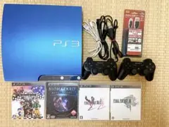 PS3本体 CECH-3000B （付属品＋おまけ付き）限定カラー 青色