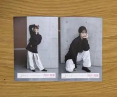 向井純葉 櫻坂46 Make or Break MV衣装 黒 ヒキ 座り
