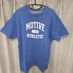 MOTIVE ATHLETIC Tシャツ 青　ヴィンテージ　リバーシブル