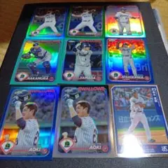 最終　topps 東京ヤクルトスワローズ シリアルカード、パラレルカードセット