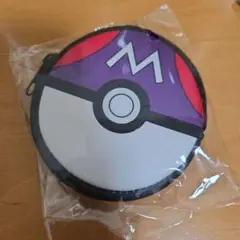 ポケモン丸型カラビナ付きポーチ マスターボール