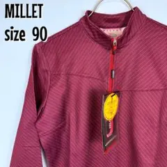 【0151】タグ付き MILLET ハーフジップ 長袖トップス 吸汗速乾 登山用