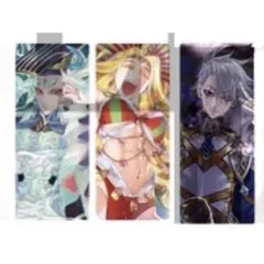 FGO 最終再臨展 ランダム編成画面風カード EXTRAⅠ ルーラー 3枚セット