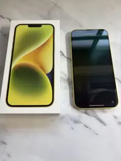 【美品】 iPhone14Plus 256GB Yellow 本体 SIMフリー
