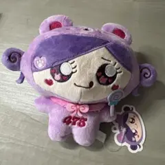 しなこ　しなクマぬいぐるみ　パープル　マスコット