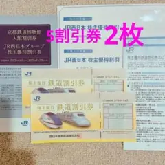【匿名配送】JR西日本 株主優待割引 鉄道割引券1枚