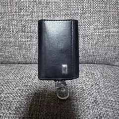 dunhill ダンヒル　黒 レザー キーケース　キーリング付き