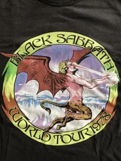 ブラックサバス BLACK SABBATH ワールドツアー1978 Tシャツ