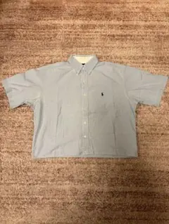 Ralph Lauren 半袖シャツ Mサイズ チェック柄　短丈
