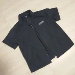 130 半袖　ジップ　黒　COMME CA ISM ブラック　ジャケット