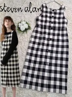 Steven Alan BLOCK CHECK DRESS/ワンピース チェック