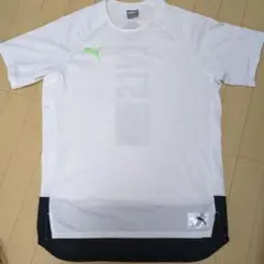 pumaメッシュ半袖シャツ