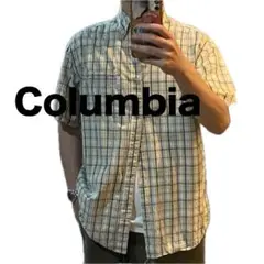 columbia コロンビア　半袖シャツ　チェック　古着　cityboy