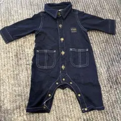 美品　Wrangler デニムロンパース