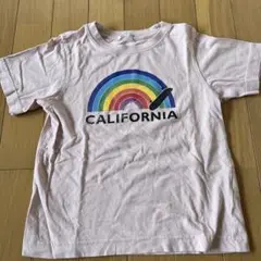 GU 120㎝　レインボー　半袖Tシャツ