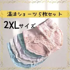 ・【新品】レディースショーツ 5枚セット 温活　深め ストレッチ