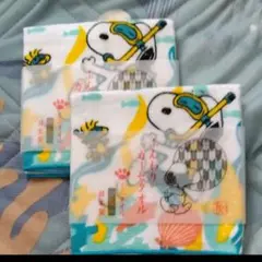 スヌーピー ふんわりガーゼタオル