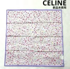 新品未使用 CELINE セリーヌ フィービー ロゴ ハンカチ スカーフ 花柄