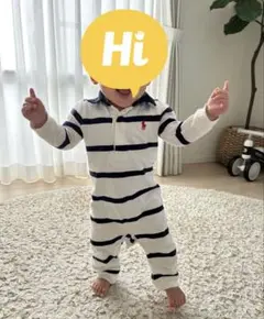 【早い者勝ち！美品！⠀】ラルフローレン ロンパース 9M