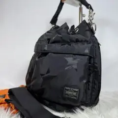 [未使用級] PORTER フラッグ 2wsy ツールバッグ 星柄