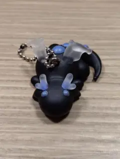 プチドラゴン　マスコットボールチェーン　おやすみパール・ブラック