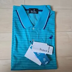 新品Paradiso ストライプ ポロシャツ LL
