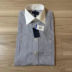 新品タグ付き　日本製　christian orani ストライプシャツ　Ｌ