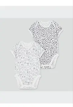 UNIQLO☆Joy of Printボディースーツ　ロンパース　black