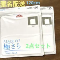 ピースフィット極さら　肌着　120cm２枚セット