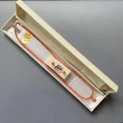 アクセサリー ネックレス 、ピアスセット 珊瑚 レディース
