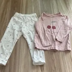 チェリー柄パジャマセット