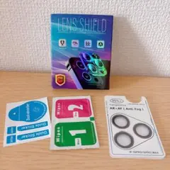 iPhone16Pro/Max 3眼カメラカバー ブラウンチタニウム 1セット