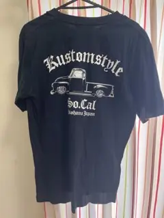 Kustomstyle ブラック Tシャツ トラックデザイン