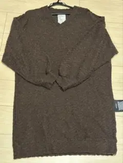 shareef ロングニット　ブラウン